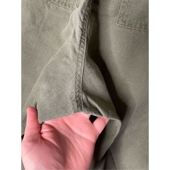 J. Crew linen drawstring pants L - Picture 5 of 9